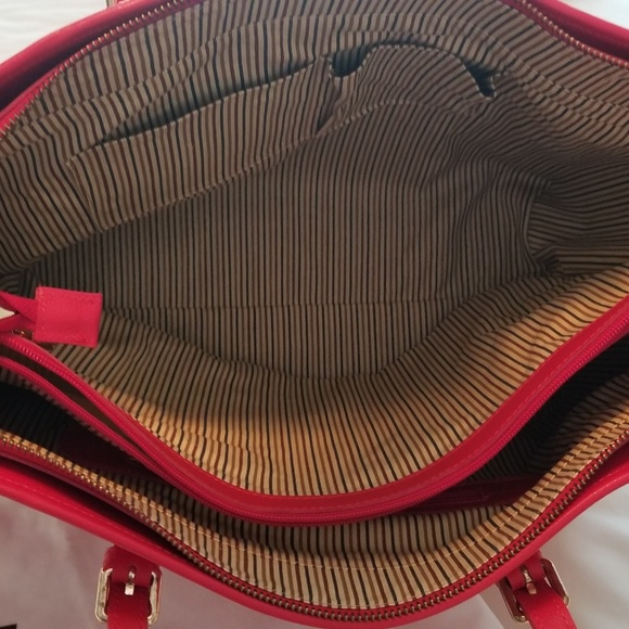 Tuscany red leather bag - Picture 3 of 3